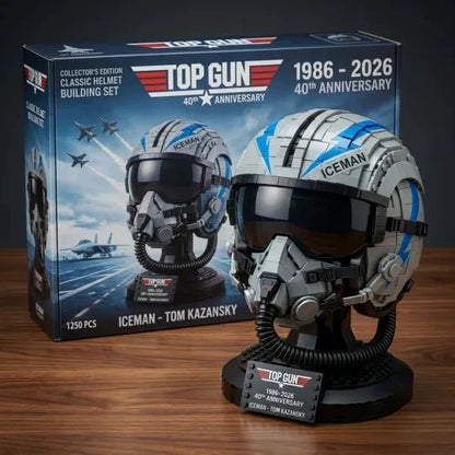 Fighter Pilot Helmet Building Set