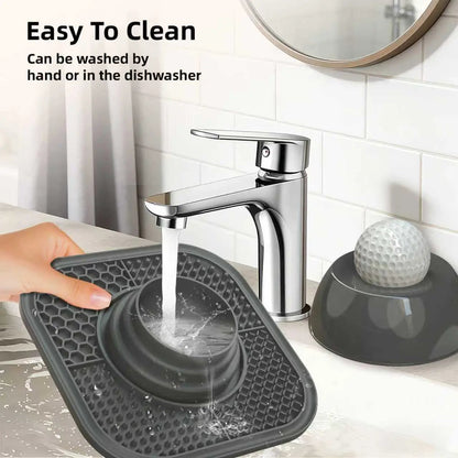 Anti-Slip Slow Feeder Lick Bowl with Built-in Ball