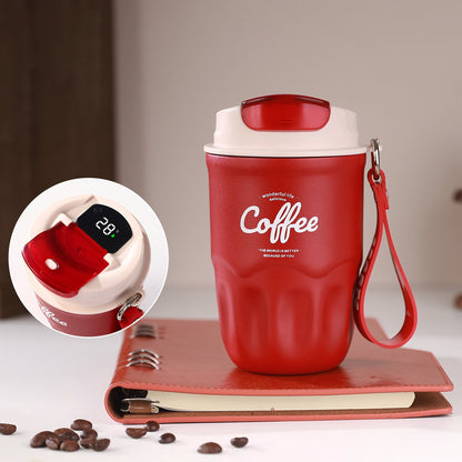 Stainless Steel Insulated Coffee Mug with Lid