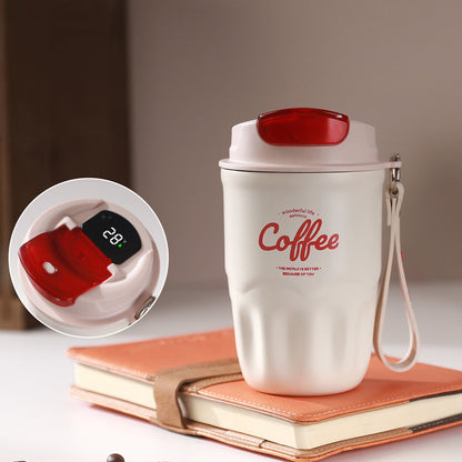 Stainless Steel Insulated Coffee Mug with Lid