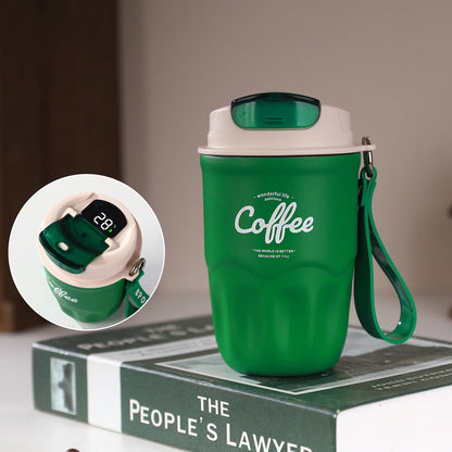 Stainless Steel Insulated Coffee Mug with Lid