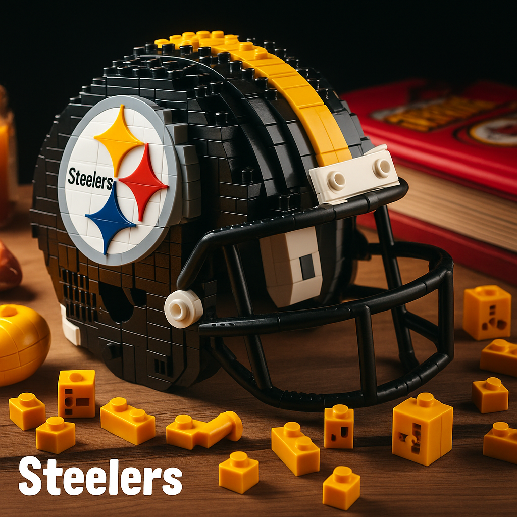 Football Team Building Block Helmet