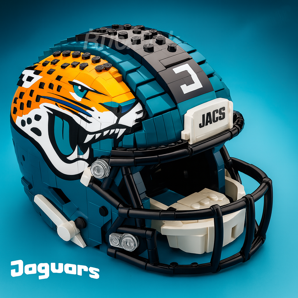 Football Team Building Block Helmet