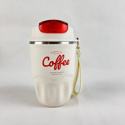 Stainless Steel Insulated Coffee Mug with Lid